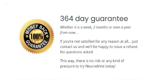 Neurodrine Money Back Guarantee