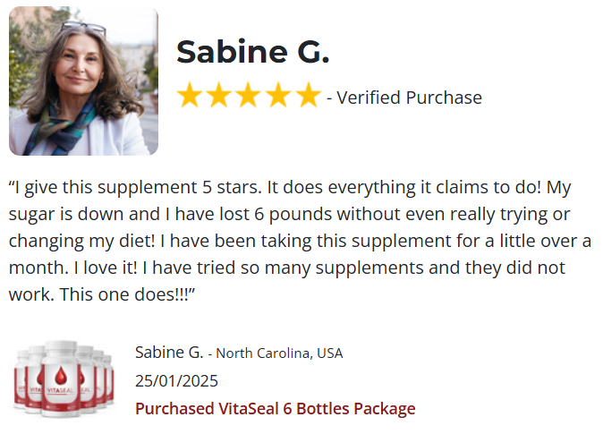 VitaSeal Customer Reviews